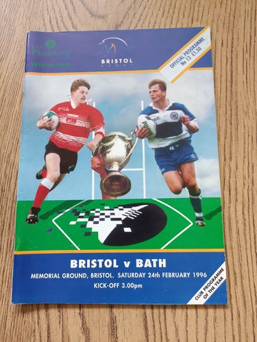 Bristol v Bath Feb 1996 Pilkington Cup Quarter-Final