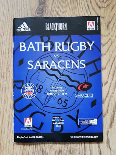 Bath v Saracens May 2000
