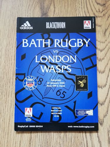 Bath v London Wasps Jan 2000