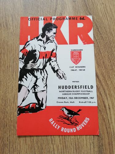 Hull KR v Huddersfield Dec 1967