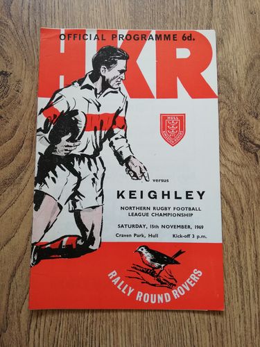 Hull KR v Keighley Nov 1969 Rugby League Programme