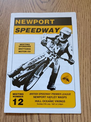 Newport v Hull July 1997 Speedway Programme
