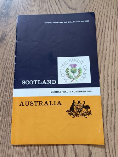 Scotland v Australia 1968