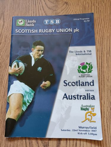Scotland v Australia 1997