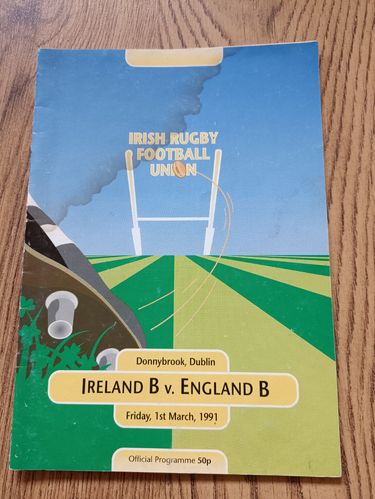 Ireland B v England B 1991