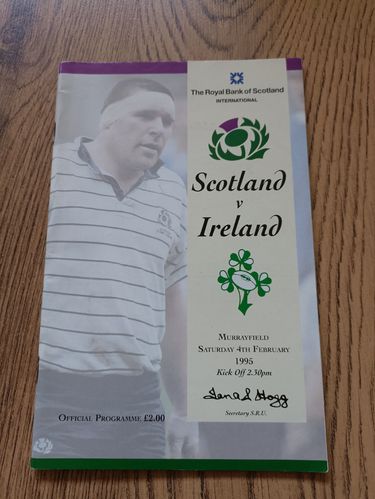 Scotland v Ireland 1995