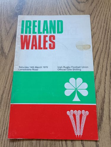 Ireland v Wales 1970