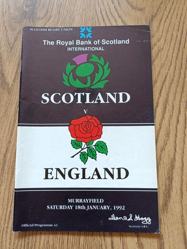 Scotland v England 1992