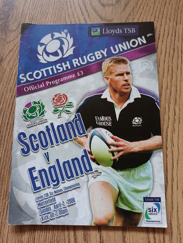 Scotland v England 2000