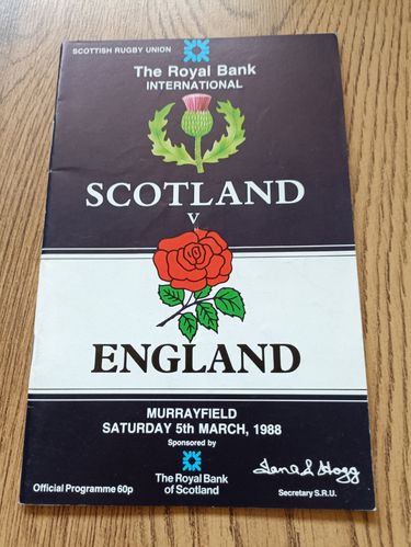 Scotland v England 1988