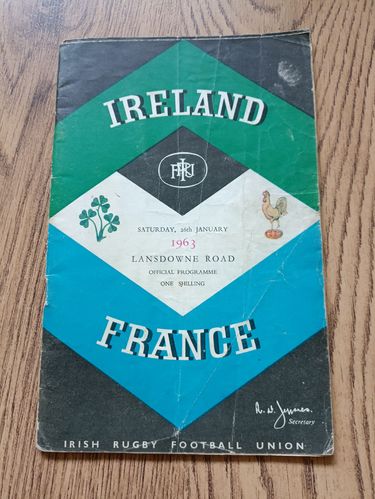 Ireland v France 1963