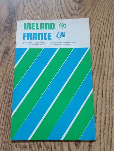 Ireland v France 1977