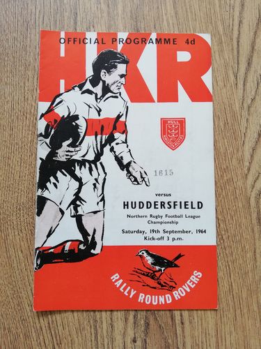 Hull KR v Huddersfield Sept 1964