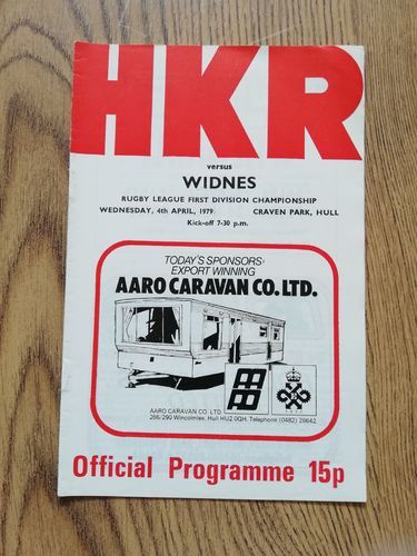 Hull KR v Widnes April 1979