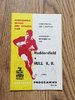 Huddersfield v Hull KR Sept 1972 Yorkshire Cup Rugby League Programme