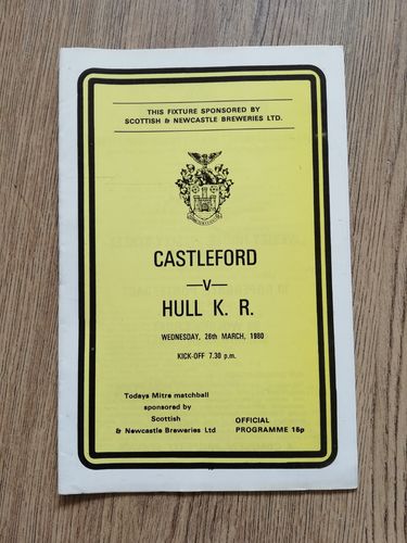 Castleford v Hull KR March 1980