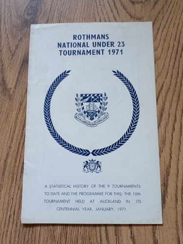 Rothmans 1971 New Zealand National Under 23 Cricket Tournament