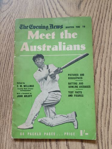 ' Meet The Australians ' 1953 Cricket Brochure