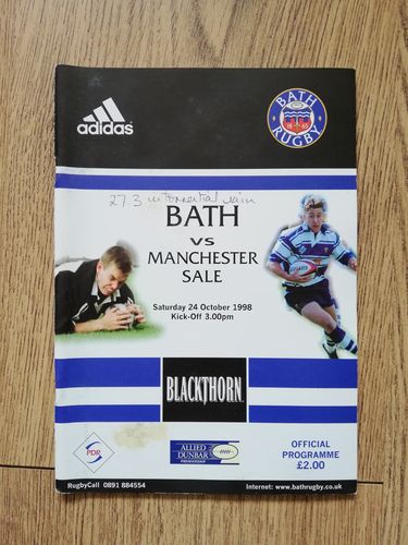 Bath v Manchester Sale Oct 1998