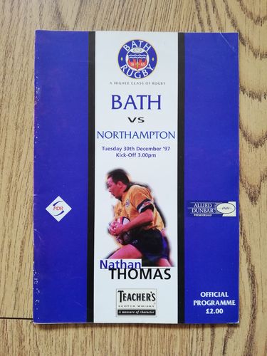 Bath v Northampton Dec 1997