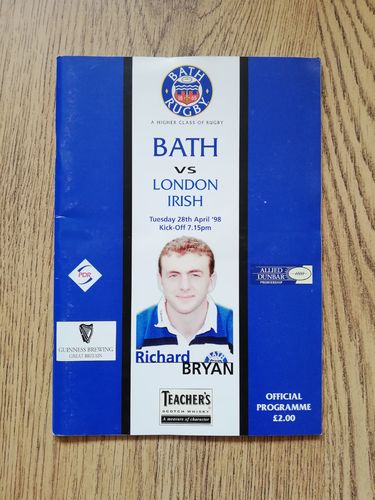 Bath v London Irish 1998