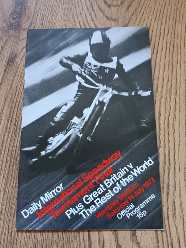 England v Sweden \ Great Britain v Rest Of World July 1973 Speedway Programme