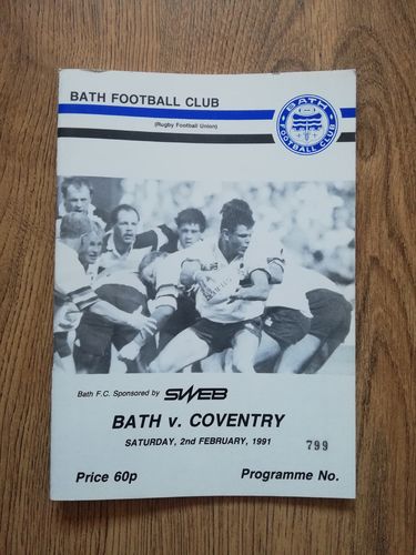 Bath v Coventry Feb 1991