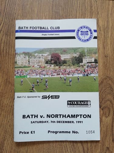 Bath v Northampton Dec 1991