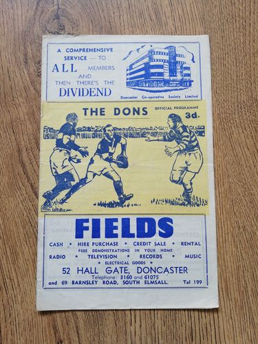 Doncaster v Hull KR Feb 1960
