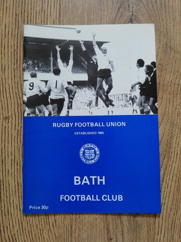 Bath v London Irish Sept 1987