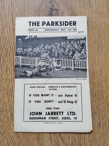 Hunslet v Hull KR Sept 1966 Yorkshire Cup