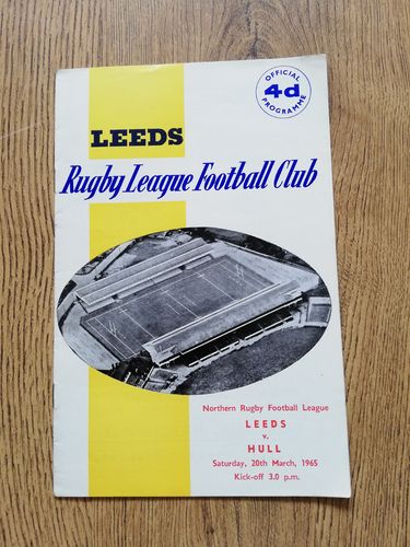 Leeds v Hull March 1965