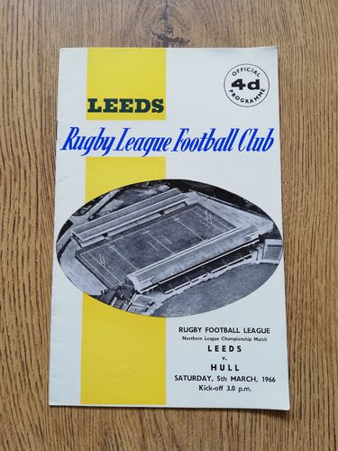 Leeds v Hull March 1966