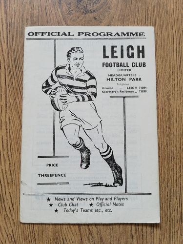 Leigh v Huddersfield Feb 1962