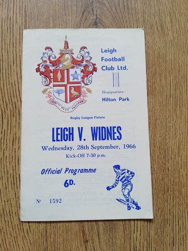 Leigh v Widnes Sept 1966