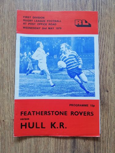 Featherstone v Hull KR May 1979 Rugby League Programme