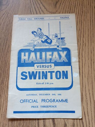Halifax v Swinton Dec 1956