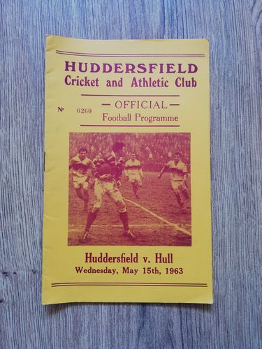 Huddersfield v Hull May 1963