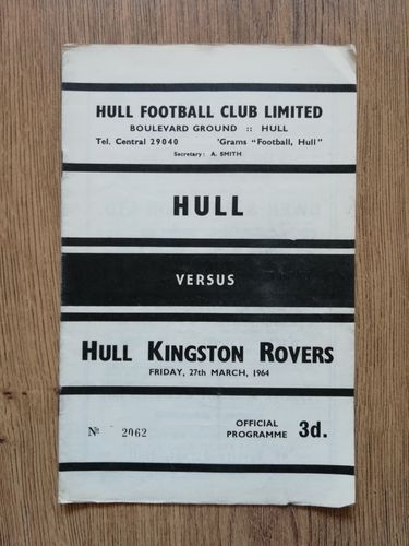 Hull v Hull KR March 1964