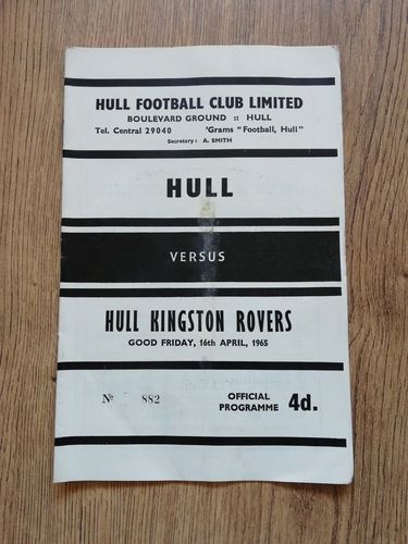 Hull v Hull KR April 1965