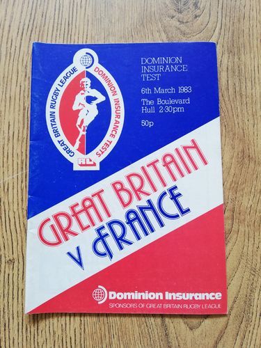 Great Britain v France March 1983