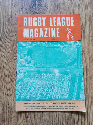 'Rugby League Magazine' Volume 2 Number 14 October 1965