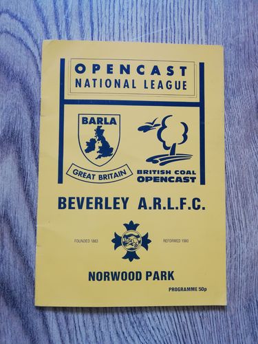 Beverley v Redhill Nov 1990 Amateur