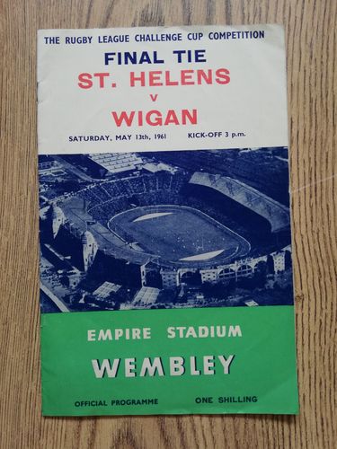 St Helens v Wigan 1961 Challenge Cup Final