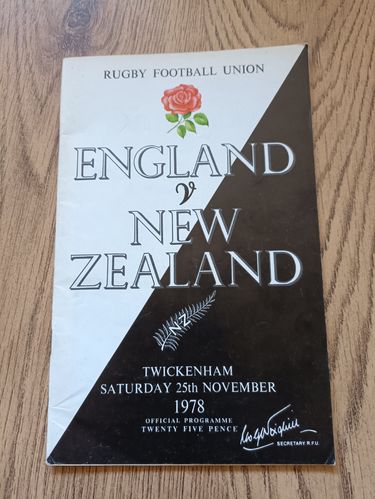 England v New Zealand 1978