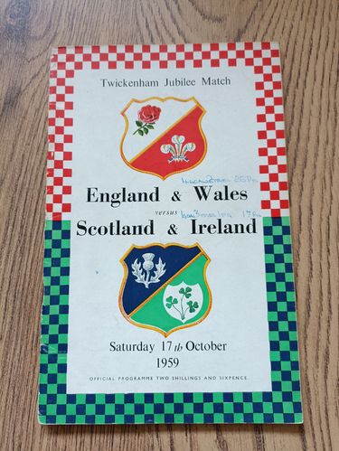 England & Wales v Scotland & Ireland 1959