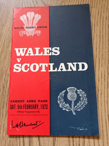 Wales v Scotland 1972