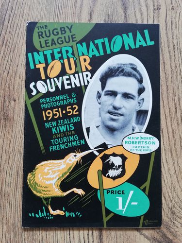 Rugby League 1951-52 International Tour Souvenir Brochure