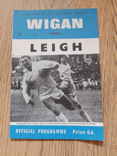 Wigan v Leigh Aug 1969