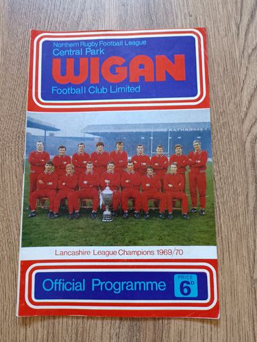 Wigan v Whitehaven Sept 1970